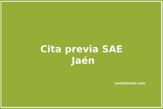Cómo pedir cita previa en las oficinas del SAE de Jaén