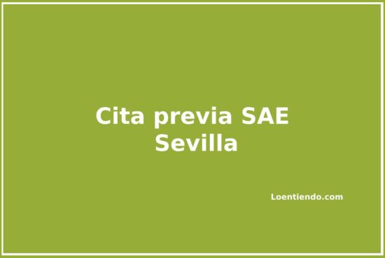 Cómo pedir cita previa en las oficinas del SAE de Sevilla