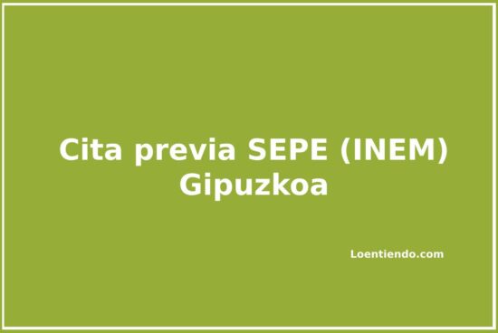 Cómo pedir cita previa en el SEPE de Gipuzkoa
