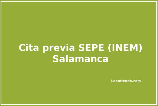 Cómo pedir cita previa en las oficinas del SEPE de Salamanca
