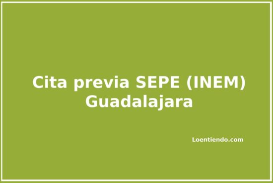 Cómo pedir cita previa en las oficinas del SEPE de Guadalajara