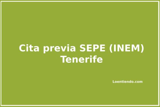 Cómo pedir cita previa en las oficinas del SEPE de Tenerife