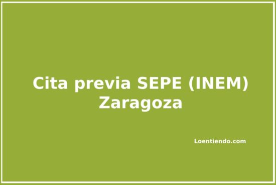 Cómo pedir cita previa en las oficinas del SEPE de Zaragoza