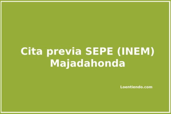 Cómo pedir cita previa en el INEM (SEPE) de Majadahonda