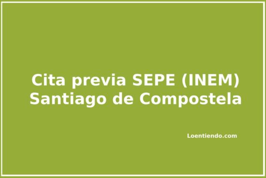 Cómo pedir cita en las oficinas del SEPE de Santiago de Compostela