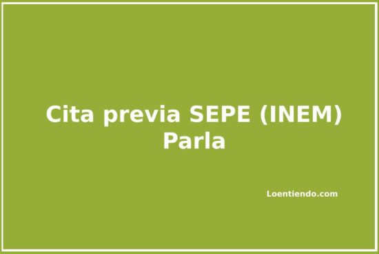 Cómo pedir cita previa en el INEM (SEPE) de Parla