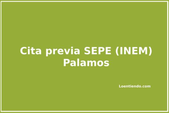 Cómo pedir cita previa en el SEPE (INEM) de Palamos