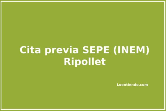 Cómo pedir cita previa en la oficina del INEM (SEPE) de Ripollet