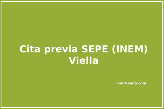 Cómo pedir cita previa en el SEPE (INEM) de Viella