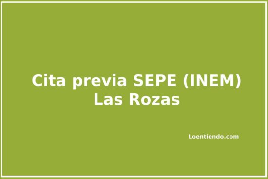 Cómo pedir cita previa en la oficina del SEPE de Las Rozas