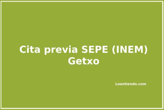 Cómo pedir cita previa en la oficina del SEPE de Getxo
