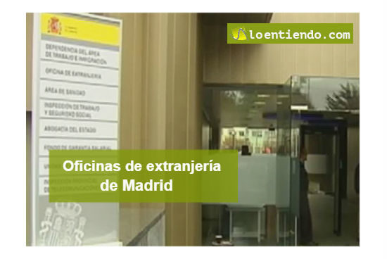 Oficinas extranjería Madrid