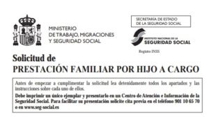 La ayuda por hijo a cargo | Ayudas públicas 2026