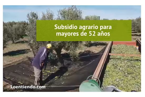 Subsidio agrario mayores de 52 años