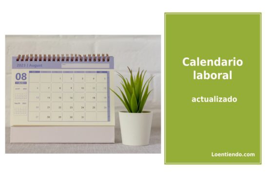 Calendario laboral actualizado