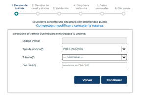 Pedir cita previa INEM SEPE por INTERNET