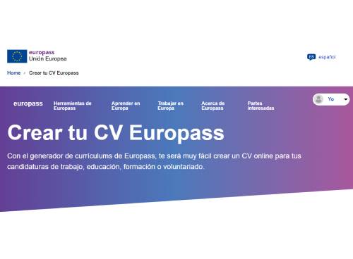 Hacer un CV europeo online con  Europass