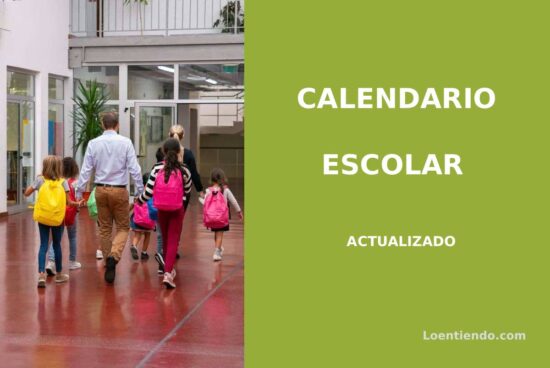 Calendario escolar actualizado