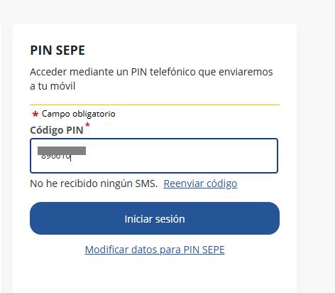 identificacion por sms