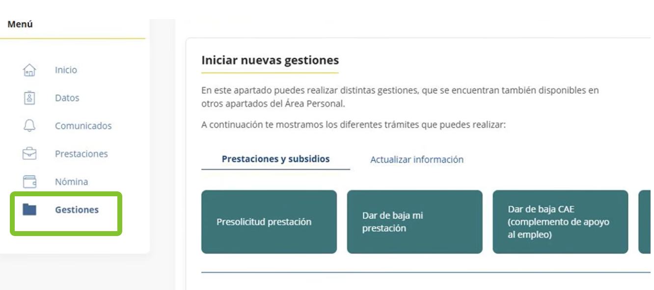 acceso formulario de presolicitud en el área personal